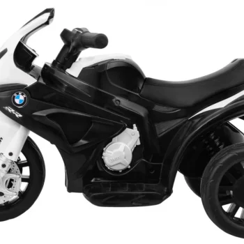 Bmw S1000 Rr Mini Motocikl Na Baterije Za Djecu Crni + 3 Kotača + Zvukovi + Led, Crna Motor Na Akumulator 4