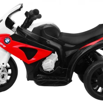 Bmw S1000 Rr Mini Motocikl Na Baterije Za Djecu Crveni + 3 Kotača + Zvukovi + Led, Crvena Motor Na Akumulator 4