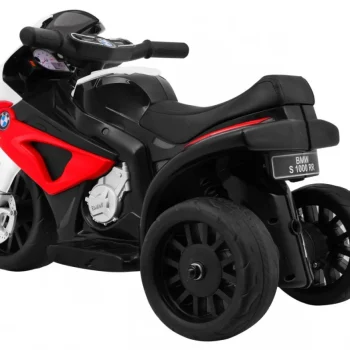 Bmw S1000 Rr Mini Motocikl Na Baterije Za Djecu Crveni + 3 Kotača + Zvukovi + Led, Crvena Motor Na Akumulator 5