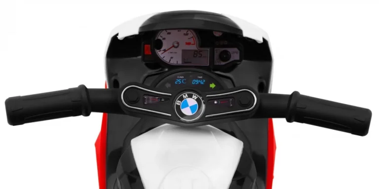 Bmw S1000 Rr Mini Motocikl Na Baterije Za Djecu Crveni + 3 Kotača + Zvukovi + Led, Crvena Motor Na Akumulator 9