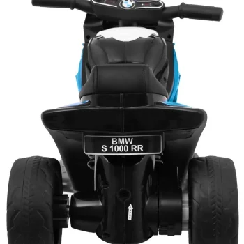 Bmw S1000 Rr Mini Motocikl Na Baterije Za Djecu, Plavi + 3 Kotača + Zvukovi + Led, Plava Motor Na Akumulator 4
