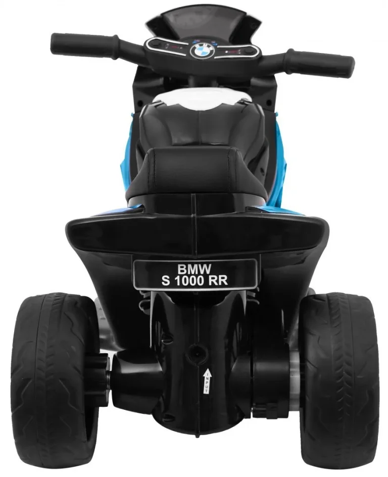 Bmw S1000 Rr Mini Motocikl Na Baterije Za Djecu, Plavi + 3 Kotača + Zvukovi + Led, Plava Motor Na Akumulator 4