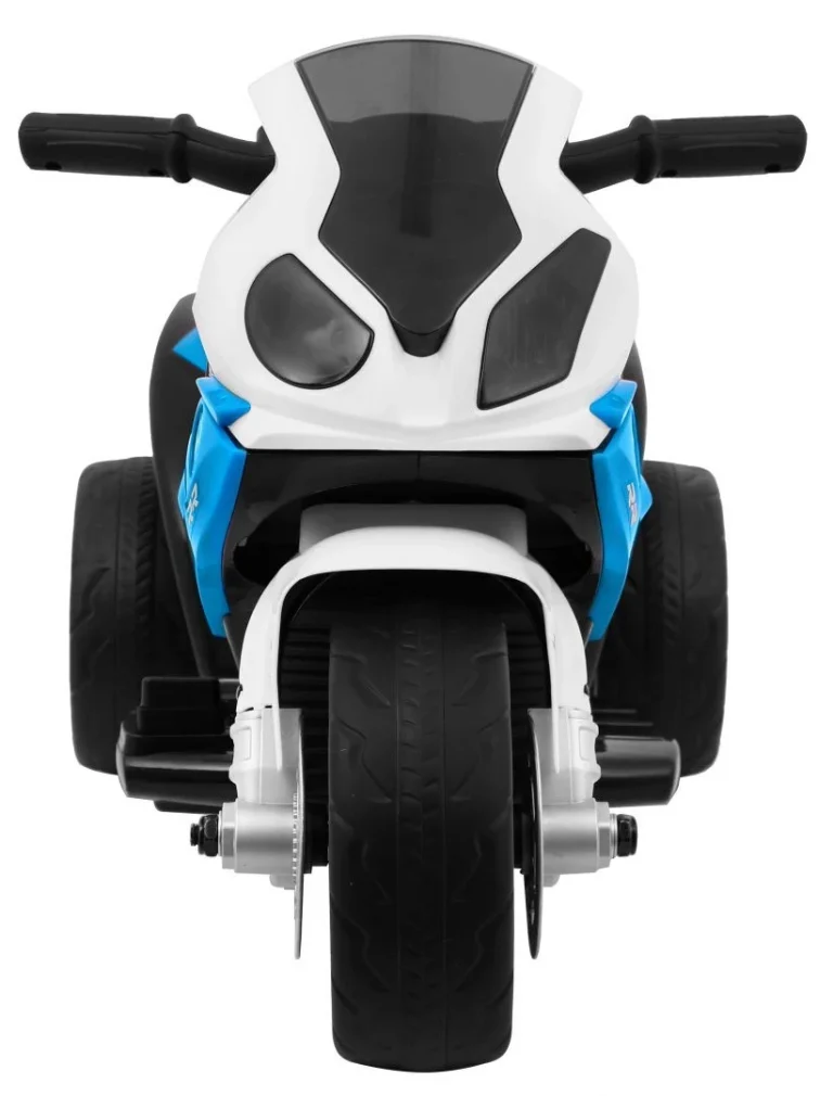 Bmw S1000 Rr Mini Motocikl Na Baterije Za Djecu, Plavi + 3 Kotača + Zvukovi + Led, Plava Motor Na Akumulator 8