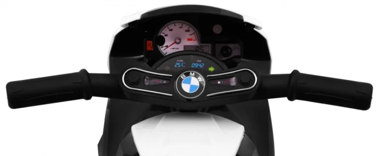 Bmw S1000 Rr Mini Motocikl Na Baterije Za Djecu, Plavi + 3 Kotača + Zvukovi + Led, Plava Motor Na Akumulator 9