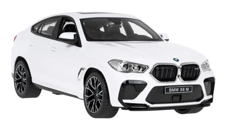 Bmw X6 M Bijeli Rastar Model 1:14 Automobil Na Daljinsko Upravljanje + 2,4 Ghz Daljinski, Bijela 2