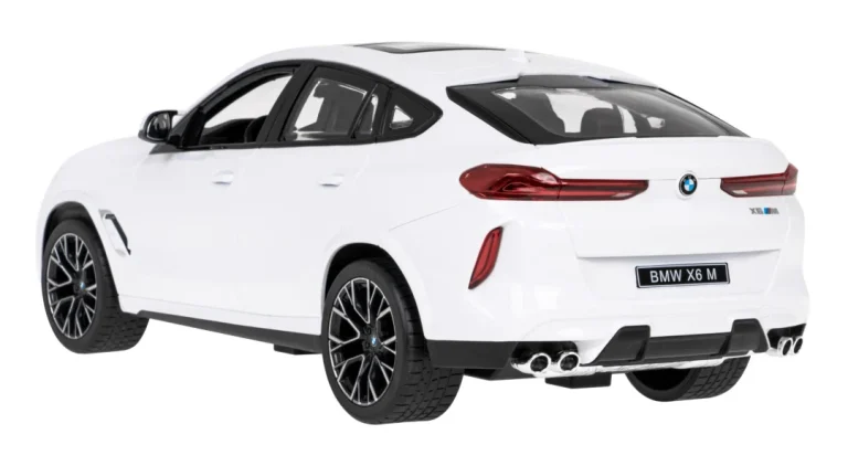 Bmw X6 M Bijeli Rastar Model 1:14 Automobil Na Daljinsko Upravljanje + 2,4 Ghz Daljinski, Bijela 3