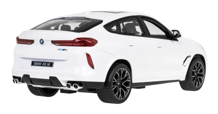 Bmw X6 M Bijeli Rastar Model 1:14 Automobil Na Daljinsko Upravljanje + 2,4 Ghz Daljinski, Bijela 4