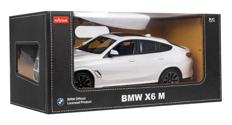 Bmw X6 M Bijeli Rastar Model 1:14 Automobil Na Daljinsko Upravljanje + 2,4 Ghz Daljinski, Bijela 7