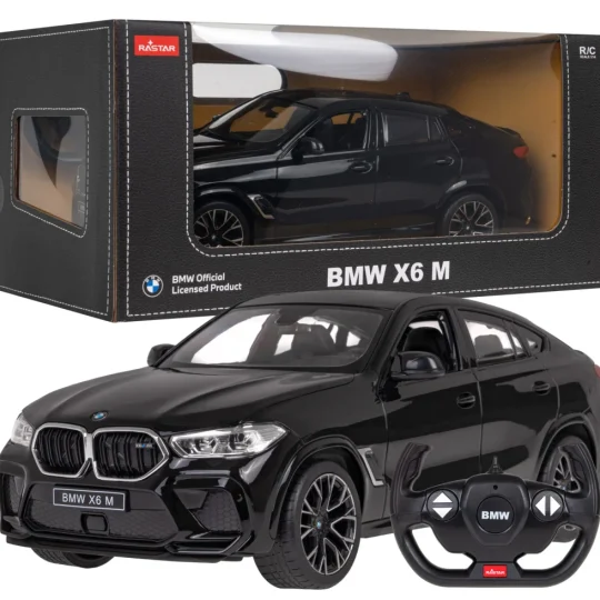 Bmw X6 M Crni Rastar Model 1:14 Automobil Na Daljinsko Upravljanje + 2,4 Ghz Daljinski, Crna 1