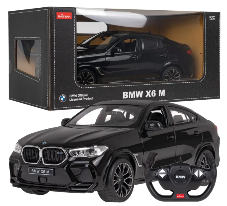 Bmw X6 M Crni Rastar Model 1:14 Automobil Na Daljinsko Upravljanje + 2,4 Ghz Daljinski, Crna 1