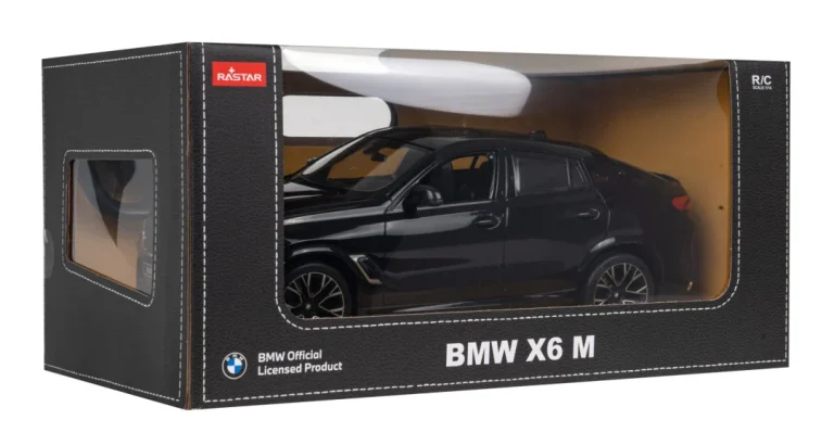 Bmw X6 M Crni Rastar Model 1:14 Automobil Na Daljinsko Upravljanje + 2,4 Ghz Daljinski, Crna 7