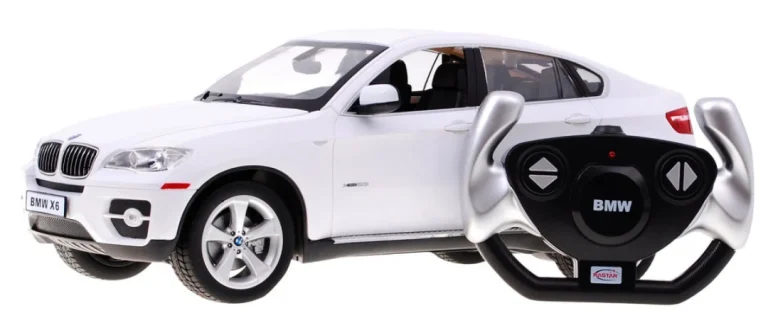 Bmw X6 Bijeli Rastar Model 1:14 Suv Automobil Na Daljinsko Upravljanje + 2,4 Ghz Daljinski, Bijela 2