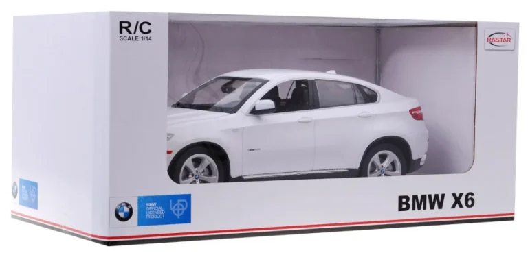 Bmw X6 Bijeli Rastar Model 1:14 Suv Automobil Na Daljinsko Upravljanje + 2,4 Ghz Daljinski, Bijela 9