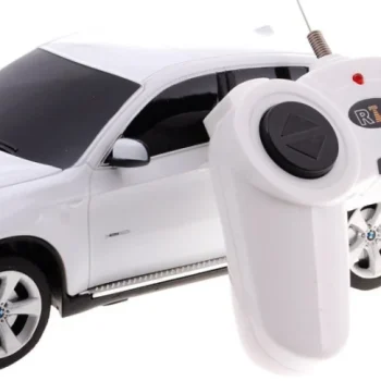 Bmw X6 Bijeli Rastar Model 1:24 Suv Automobil Na Daljinsko Upravljanje + Daljinski Upravljač, Bijela 2