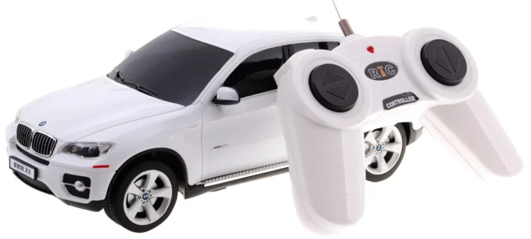Bmw X6 Bijeli Rastar Model 1:24 Suv Automobil Na Daljinsko Upravljanje + Daljinski Upravljač, Bijela 2