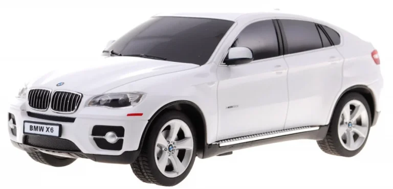 Bmw X6 Bijeli Rastar Model 1:24 Suv Automobil Na Daljinsko Upravljanje + Daljinski Upravljač, Bijela 3