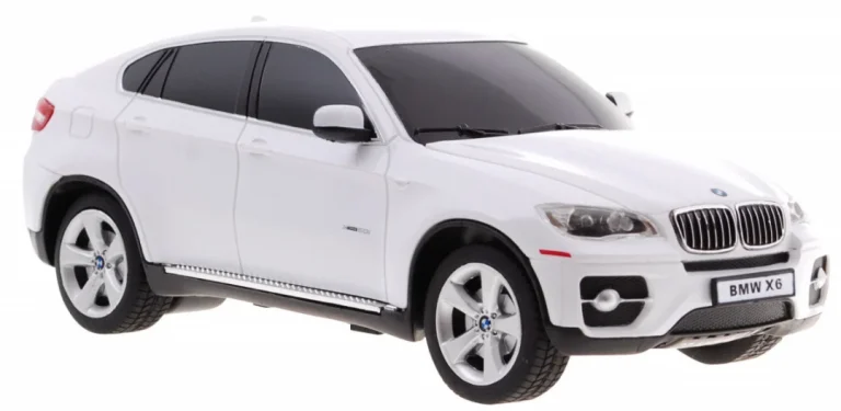 Bmw X6 Bijeli Rastar Model 1:24 Suv Automobil Na Daljinsko Upravljanje + Daljinski Upravljač, Bijela 4