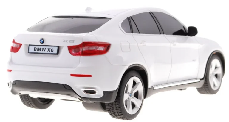 Bmw X6 Bijeli Rastar Model 1:24 Suv Automobil Na Daljinsko Upravljanje + Daljinski Upravljač, Bijela 5