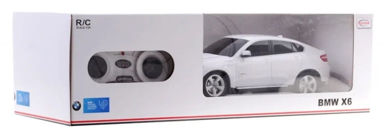 Bmw X6 Bijeli Rastar Model 1:24 Suv Automobil Na Daljinsko Upravljanje + Daljinski Upravljač, Bijela 7