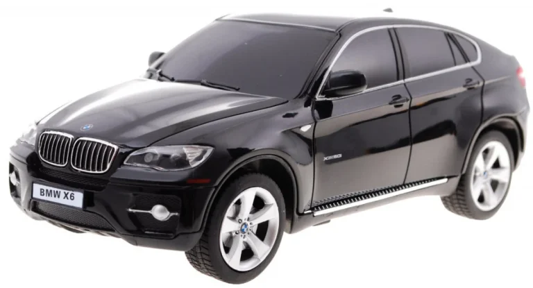 Bmw X6 Crni Rastar Model 1:24 Suv Automobil Na Daljinsko Upravljanje + Daljinski Upravljač, Crna 2