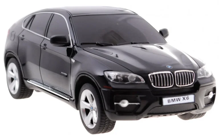 Bmw X6 Crni Rastar Model 1:24 Suv Automobil Na Daljinsko Upravljanje + Daljinski Upravljač, Crna 3