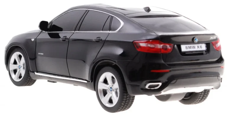 Bmw X6 Crni Rastar Model 1:24 Suv Automobil Na Daljinsko Upravljanje + Daljinski Upravljač, Crna 5
