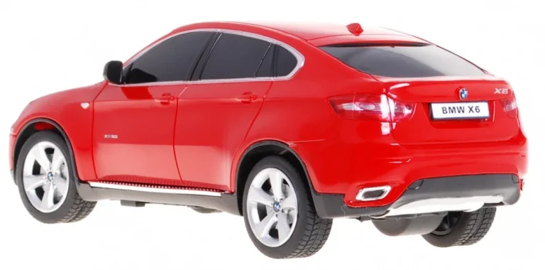 Bmw X6 Crveni Rastar Model 1:24 Suv Automobil Na Daljinsko Upravljanje + Daljinski Upravljač, Crvena 4