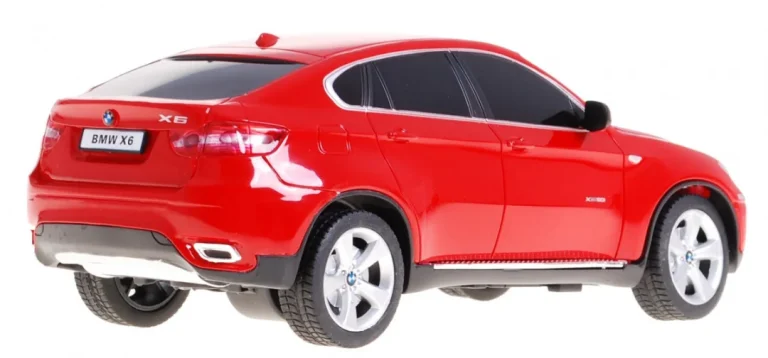 Bmw X6 Crveni Rastar Model 1:24 Suv Automobil Na Daljinsko Upravljanje + Daljinski Upravljač, Crvena 5