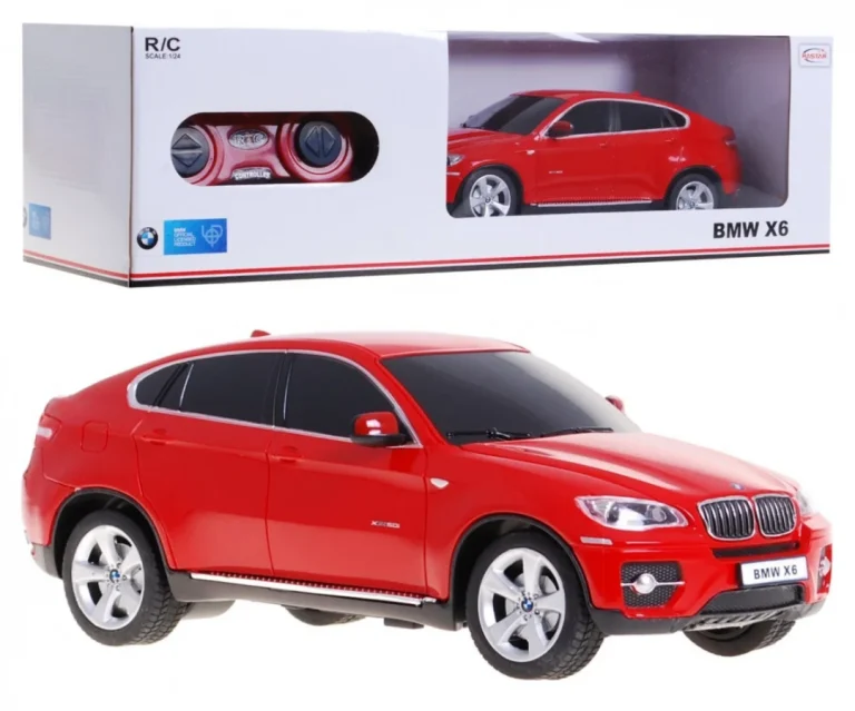 Bmw X6 Crveni Rastar Model 1:24 Suv Automobil Na Daljinsko Upravljanje + Daljinski Upravljač, Crvena 7