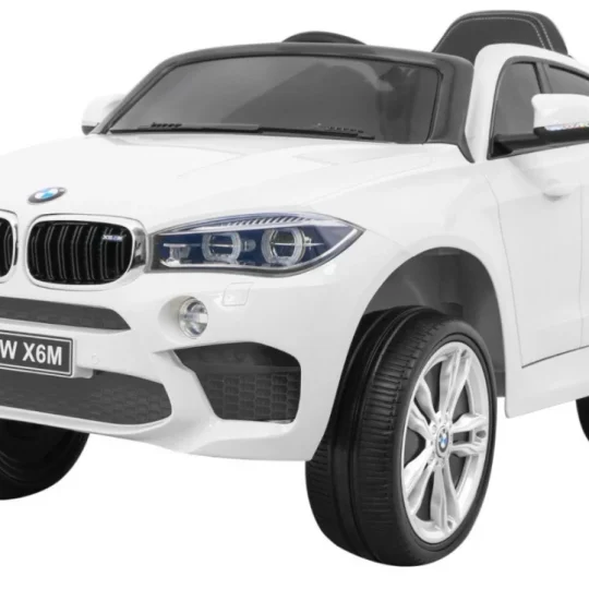 Bmw X6m Električni Automobil Za Djecu, Bijeli Suv + Daljinski Upravljač, Bijela 1
