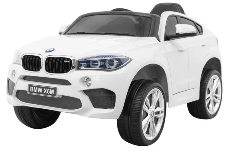 Bmw X6m Električni Automobil Za Djecu, Bijeli Suv + Daljinski Upravljač, Bijela 1