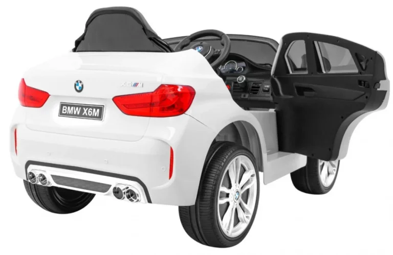 Bmw X6m Električni Automobil Za Djecu, Bijeli Suv + Daljinski Upravljač, Bijela 12