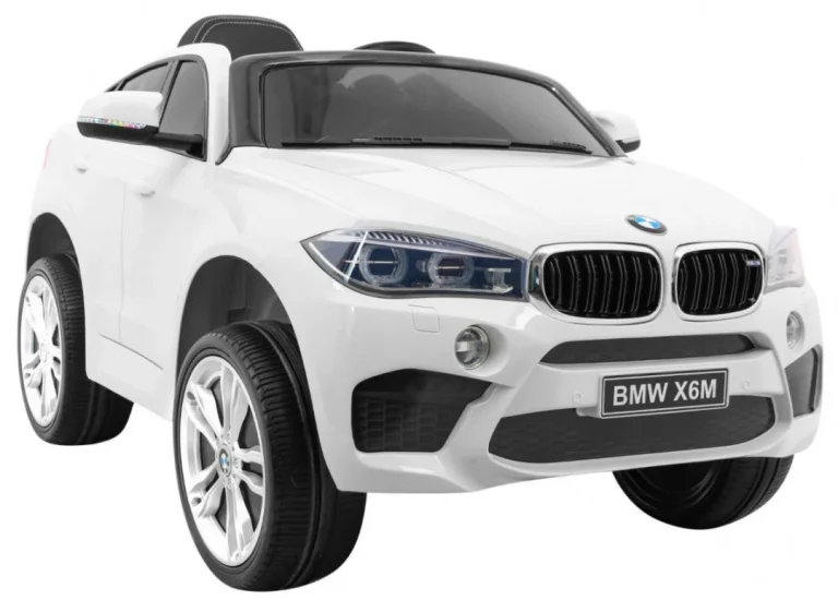 Bmw X6m Električni Automobil Za Djecu, Bijeli Suv + Daljinski Upravljač, Bijela 15