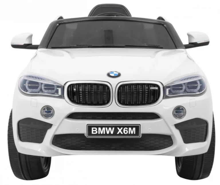 Bmw X6m Električni Automobil Za Djecu, Bijeli Suv + Daljinski Upravljač, Bijela 3