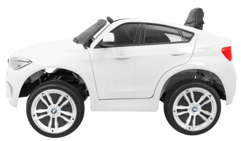 Bmw X6m Električni Automobil Za Djecu, Bijeli Suv + Daljinski Upravljač, Bijela 5