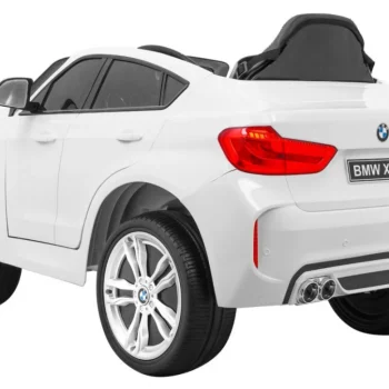 Bmw X6m Električni Automobil Za Djecu, Bijeli Suv + Daljinski Upravljač, Bijela 6