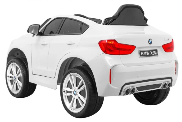 Bmw X6m Električni Automobil Za Djecu, Bijeli Suv + Daljinski Upravljač, Bijela 6