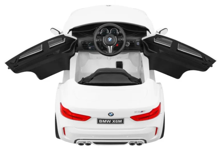 Bmw X6m Električni Automobil Za Djecu, Bijeli Suv + Daljinski Upravljač, Bijela 8
