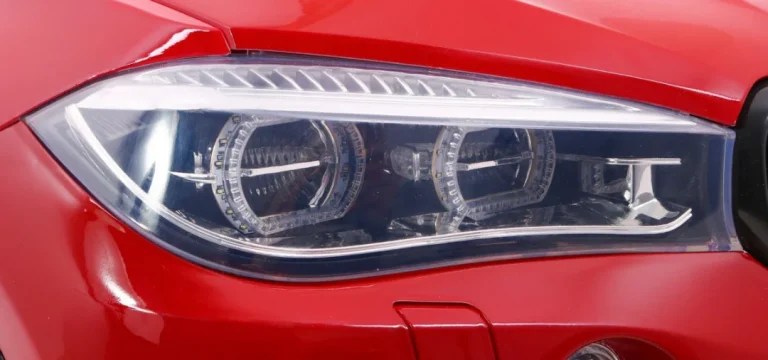 Bmw X6m Xxl Suv Za 2 Djece Crvena Boja + Daljinski Upravljač + Eko Koža 13