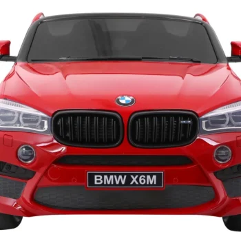 Bmw X6m Xxl Suv Za 2 Djece Crvena Boja + Daljinski Upravljač + Eko Koža 3