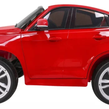 Bmw X6m Xxl Suv Za 2 Djece Crvena Boja + Daljinski Upravljač + Eko Koža 5