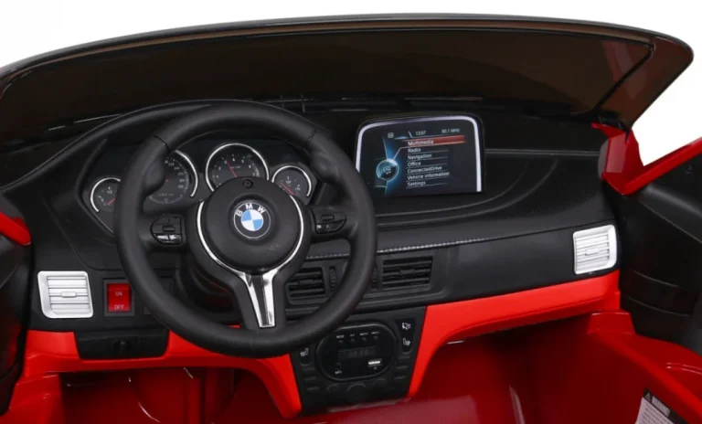 Bmw X6m Xxl Suv Za 2 Djece Crvena Boja + Daljinski Upravljač + Eko Koža 9
