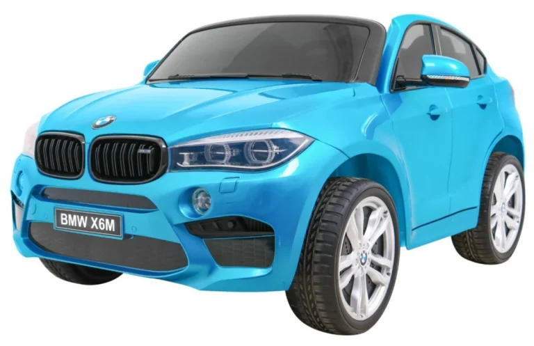 Bmw X6m Xxl Suv Za 2 Djece Plava Boja + Daljinski Upravljač 1