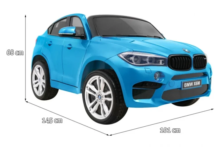 Bmw X6m Xxl Suv Za 2 Djece Plava Boja + Daljinski Upravljač 2