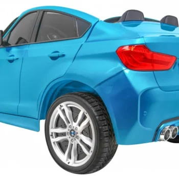 Bmw X6m Xxl Suv Za 2 Djece Plava Boja + Daljinski Upravljač 5