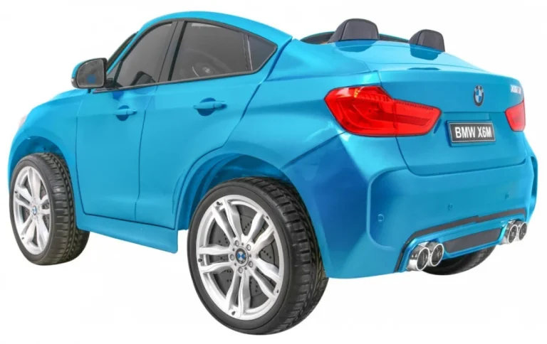Bmw X6m Xxl Suv Za 2 Djece Plava Boja + Daljinski Upravljač 5