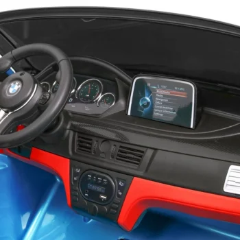 Bmw X6m Xxl Suv Za 2 Djece Plava Boja + Daljinski Upravljač 9