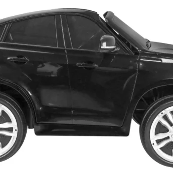 Bmw X6m Xxl Za 2 Djece Crni Lakirani Suv + Daljinski Upravljač + Eko Koža, Crna 13