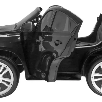 Bmw X6m Xxl Za 2 Djece Crni Lakirani Suv + Daljinski Upravljač + Eko Koža, Crna 4