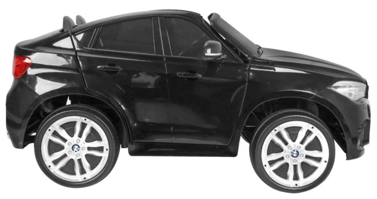 Bmw X6m Xxl Za 2 Djece Crni Mat Suv + Daljinski Upravljač + Eko Koža, Crna 13